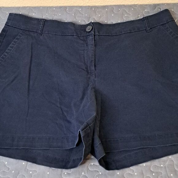 Crown & Ivy blue shorts size 16 - Picture 1 of 4